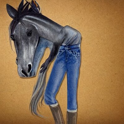 ahorsewearsajortsofcourse