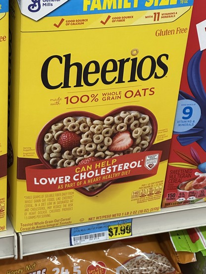 Cheerios cost 8 of god's own american dollars