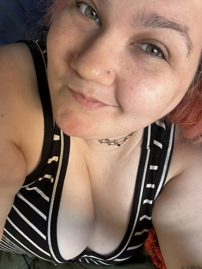 selfie of me lookin very pleased about not being Big Sleepy