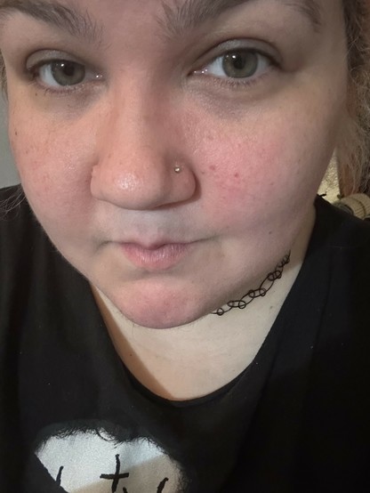 my cheeks are starting to flush and also I'm cute