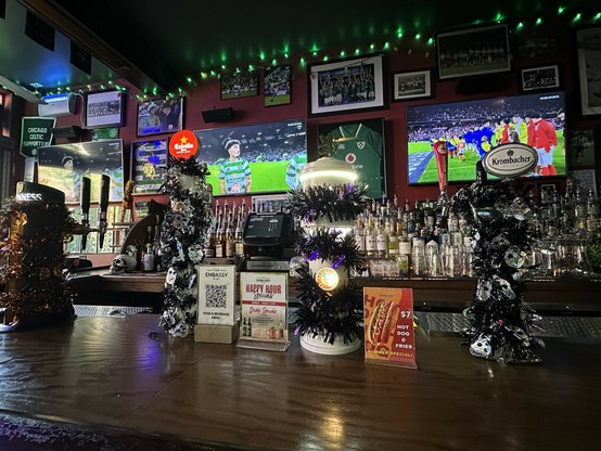 celtic match on at embassy public house