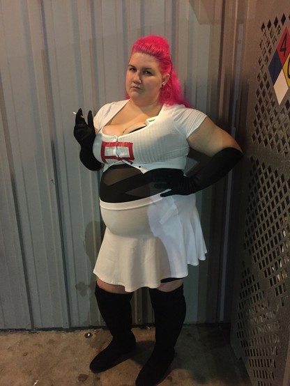 me dressed as Jessie from team rocket