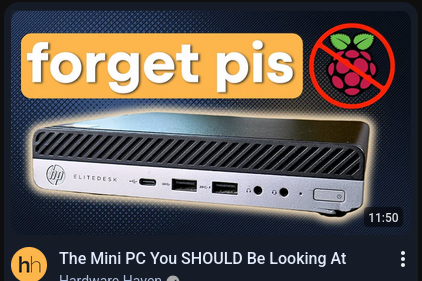 youtube thumbnail
FORGET PIS
the mini pc you SHOULD be looking at