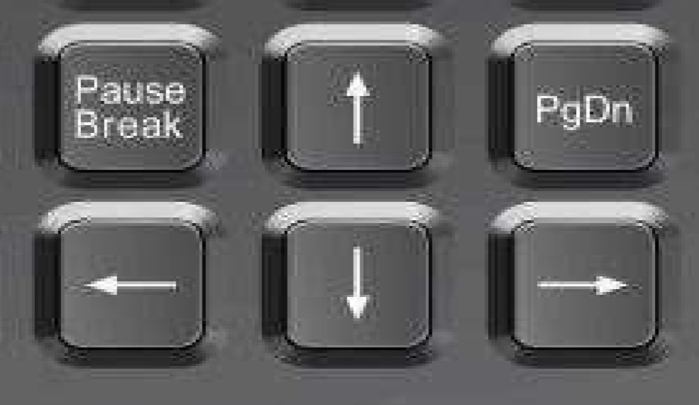 Image if an Inverse-T - Navcluster with UP arrow above DOWN arrow key and the LEFT and RIGHT arrow keys on the bottom row next to the down arrow key.

This variant is a more compact one woth Pause/Break and Page Down keys next to the UP arrow key.