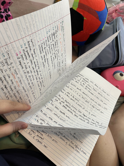 I just spent like 2 hours taking 8 full pages of handwritten notes on chapter 3 of The Ball is Round