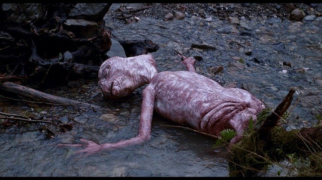 Sick E.T. in the stream.
